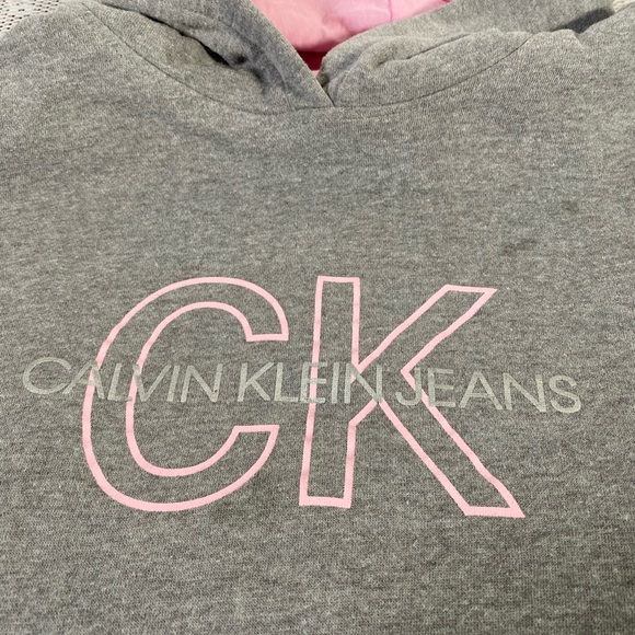 Calvin Klein Girls Sweatshirt with hoodie - Picture 5 of 6